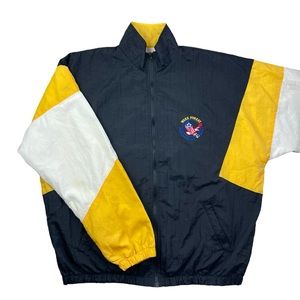 VTG 90s Wake Forest Football 1992 Independence Bowl Beat Oregon RARE Jacket sz M